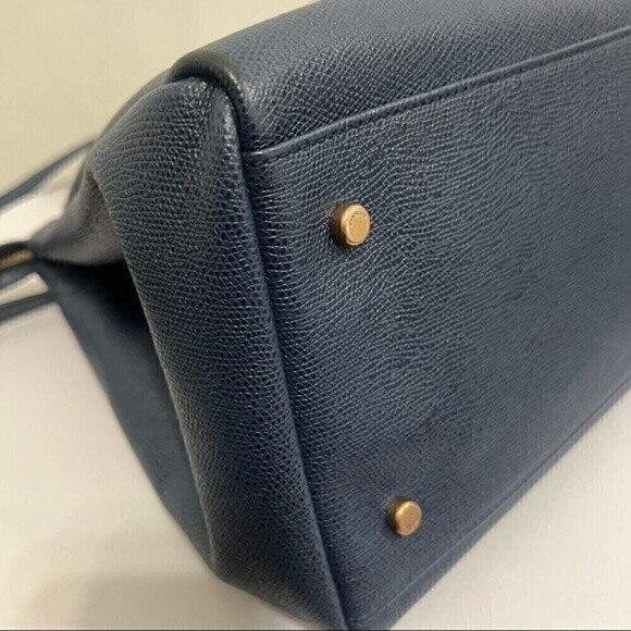 Couronne navy handbag shoulder bag - Picture 5 of 12